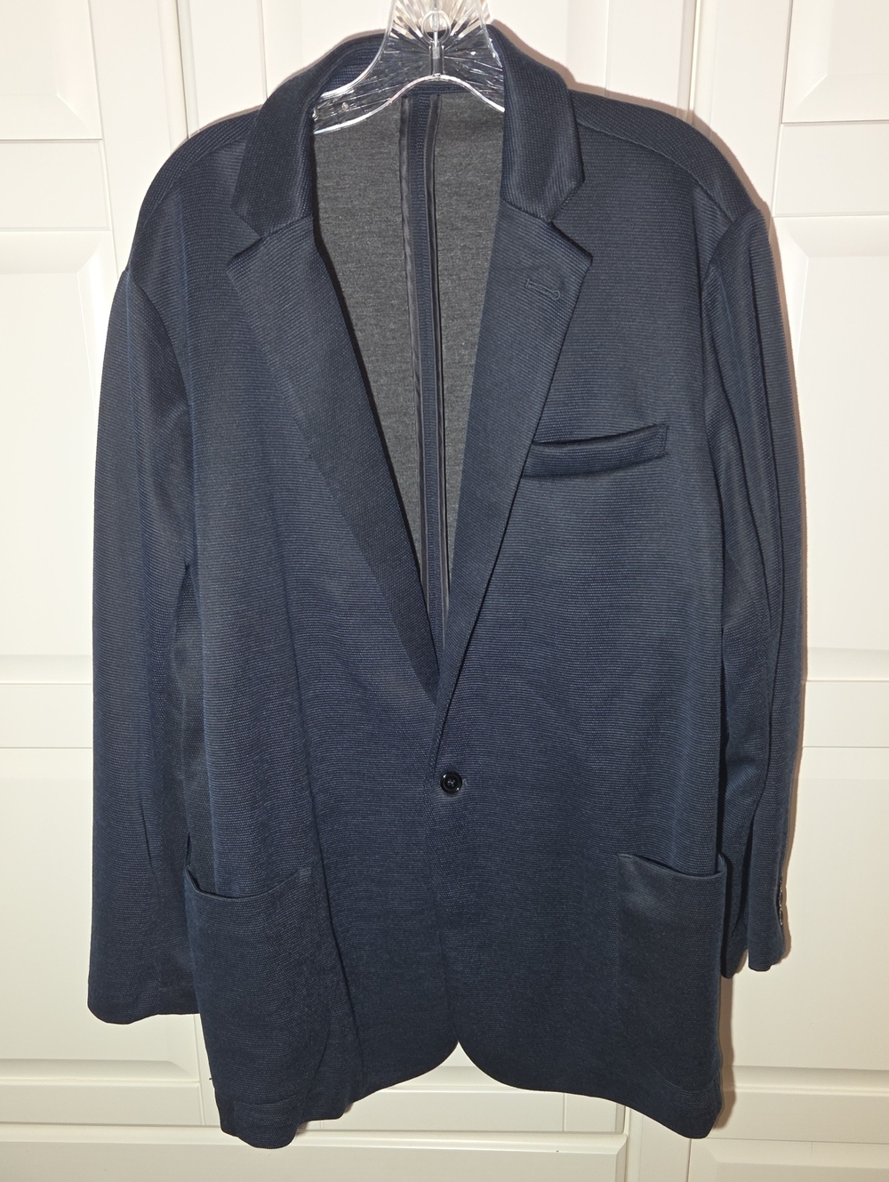 Dapper Boi Heavy Navy Single-Button Sport Coat